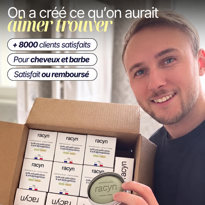 SHAMPOING SOLIDE ANTI-PELLICULAIRE · CHEVEUX & BARBE