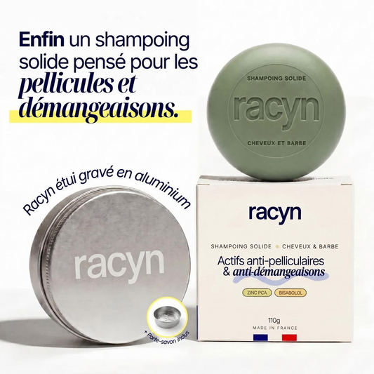 SHAMPOING SOLIDE ANTI-PELLICULAIRE · CHEVEUX & BARBE